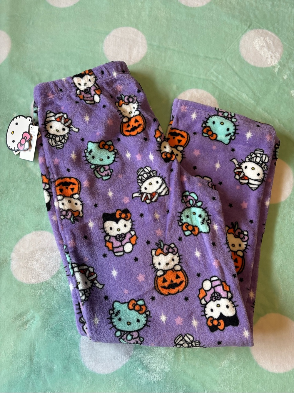 Halloween hello kitty pajama pants